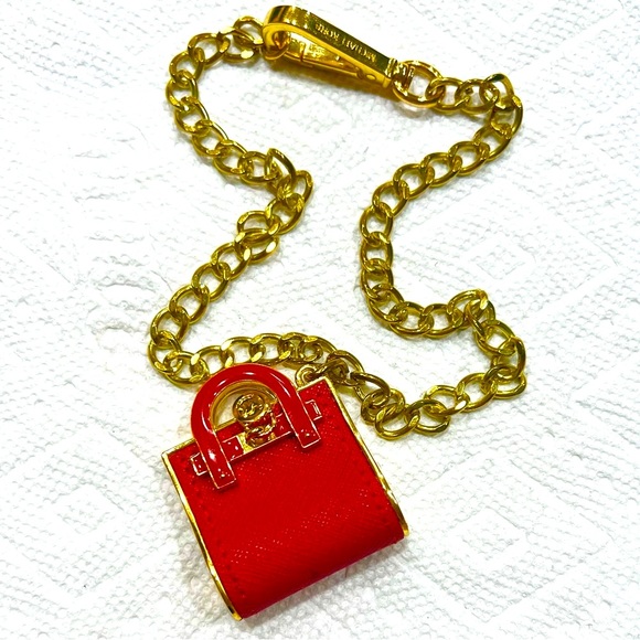 💋Michael Kors Purse Emblem Necklace - Picture 1 of 3